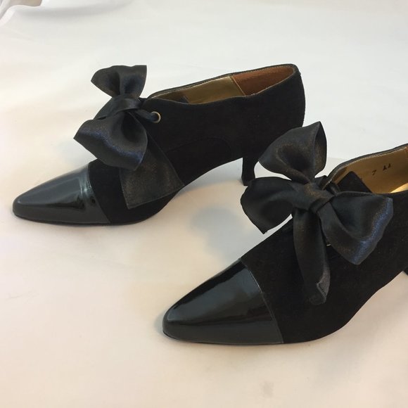 Kenneth Cole Suede & Patent Leather Pumps NEW - Picture 8 of 14